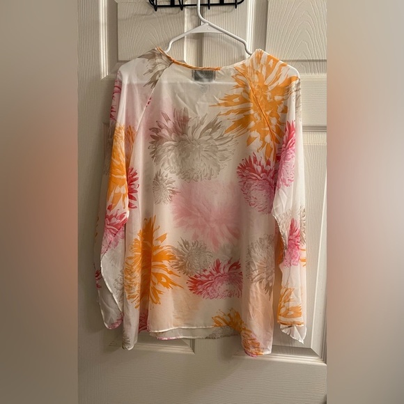 SET~PECK & PECK~SHEAR TOP WITH CAMI~LG - Picture 2 of 13